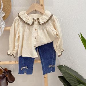 China 80cm Single Breasted Spring Children'S Clothing Polyester Long Sleeved Clothes factory
