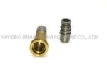 Mixed Mental Pneumatic Solenoid Valve Stem NBR Movable Core 3 / 2 Way