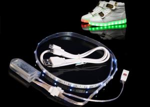 China 450MA LED Light Strips For Shoes , Usb Powered Rgb Led Strip Rechargeable factory