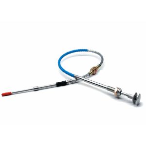 China Button Adjustable Throttle Locking Control Cables With High Temperature Resistance on sale