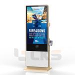 32 43 55 65 75 Inch 2K 4K Indoor Floor Standing LCD Touch Screen Kiosk