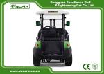 Green 4 Wheel Electric Golf Car 2 Passenger 48V Battery Golf Cart