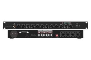China 1U Design Public Address System Amplifier , PA System Pre Amplifier factory