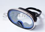 Scuba Diving Classic spear fishing One-Window Silicone Purged Mask with metal