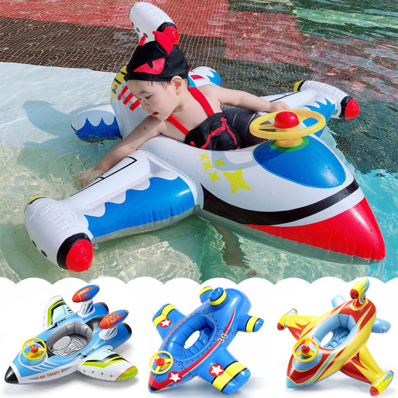 Fun and Educational Pool Float Tubes for Kids Cute Patterned Airship Design Ages 5-7