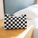 Portable Luxury Fold Washable Leather Napkin Holder for Home Restaurant and