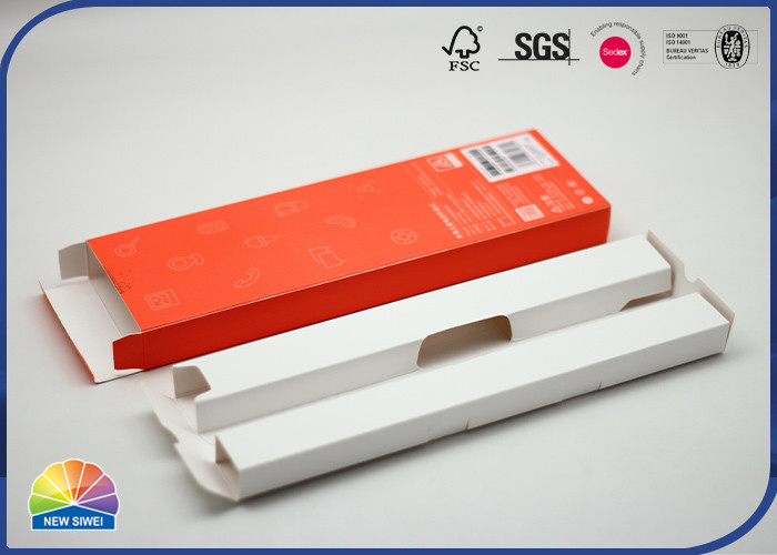 Customized Foldable Paper Carton With Glossy / Matte Lamination Surface