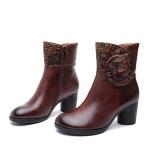 S188 Manufacturers hand-painted three-dimensional flower leather autumn and