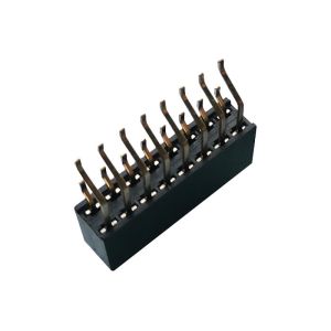 Double Row Female Header Connector 2.54mm SMT Type 16 Pin With Horizontal