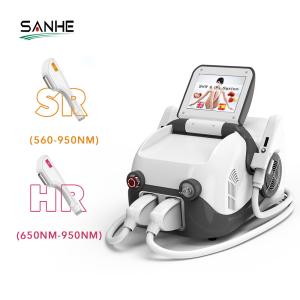 China Portable Ipl Opt Shr Shr Opt E Light Handset Lamp Handle Laser Ipl Hair Removal Hair Removing Machine factory