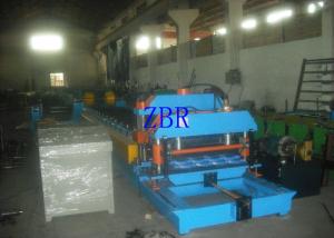 China Steel Glazed Tile Roll Forming Machine 13Kw 1.2 Inch Single Chain Drive factory