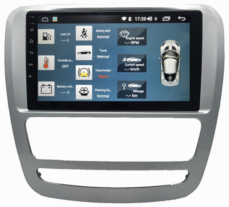 Ouchuangbo car radio gps navigation for JAC T6 support BT MP3 mirror link android 8.1 OS 4+64