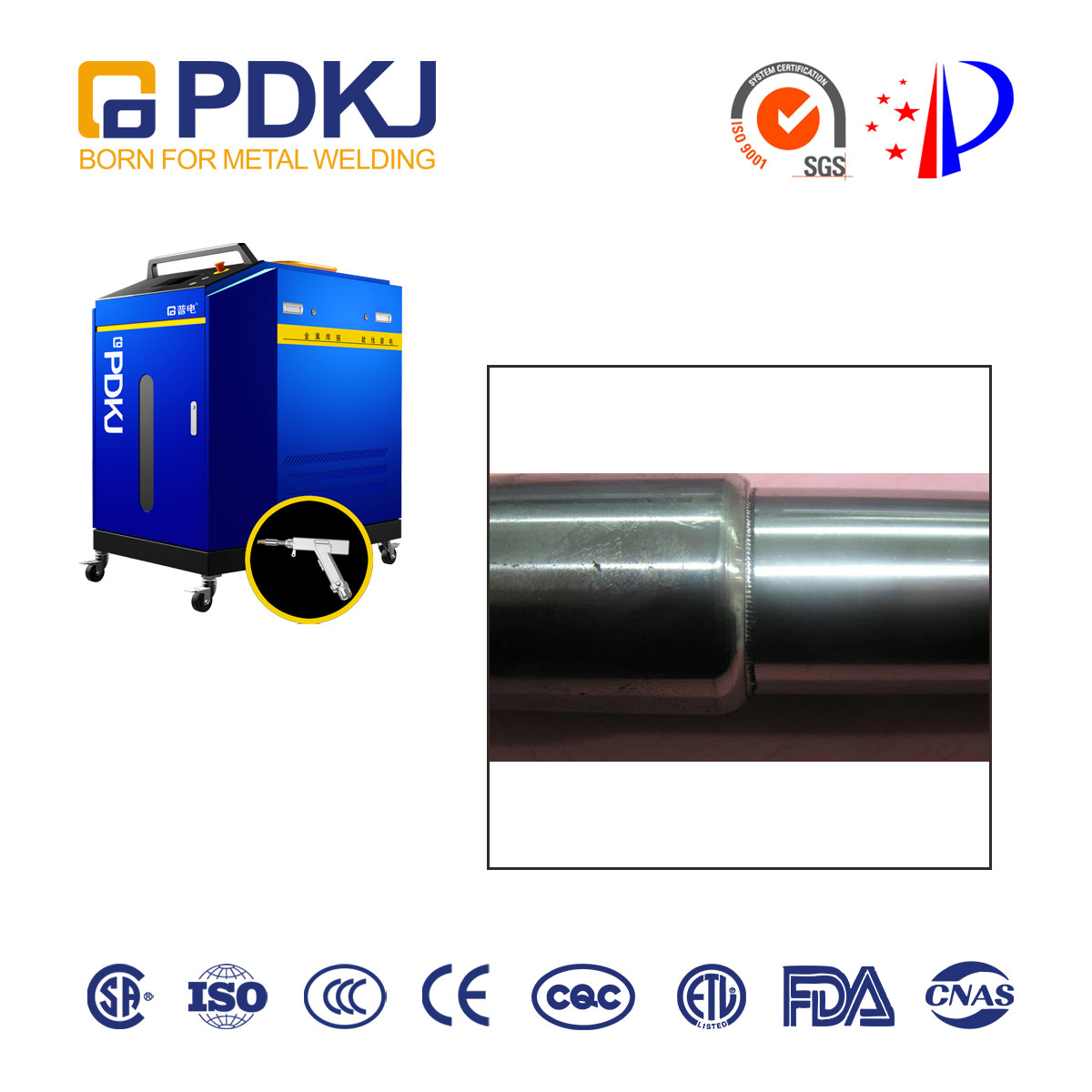 Raycus 1mm Fiber Laser Welding Machine 1500W ISO