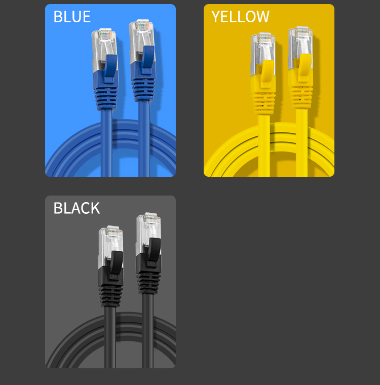 7/0.12 CCA Conductor Material CAT 6 Ethernet Cable 1m 2m 3m 5m UTP Patch Cord RJ45 Cable