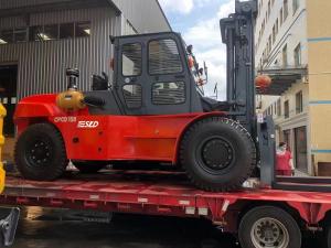 China CPCD150 Industrial Fork Lift Truck With 15T Load factory
