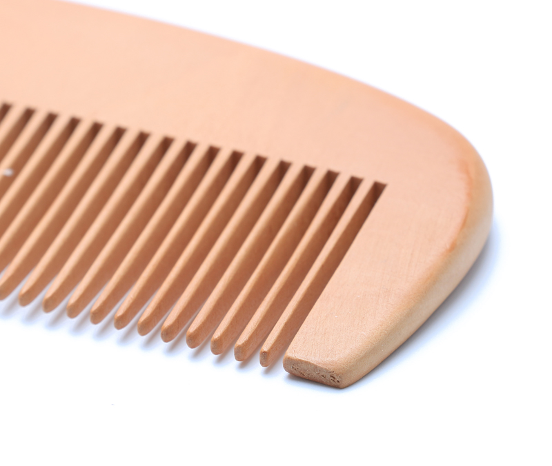 Double Sides Mens Wooden Beard Comb Wooden Mustache Comb Custom Logo