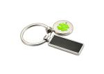 Promotion Custom Logo Metal Keychain Holder Cute Pendant Rectangle Body