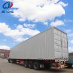 Wing Food Van Trailer Truck Heavy Duty I Beam Main Beam Steel Cargo Semi Trailer