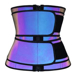 China Laser Latex Sport Waist Trainer With Double Belt factory