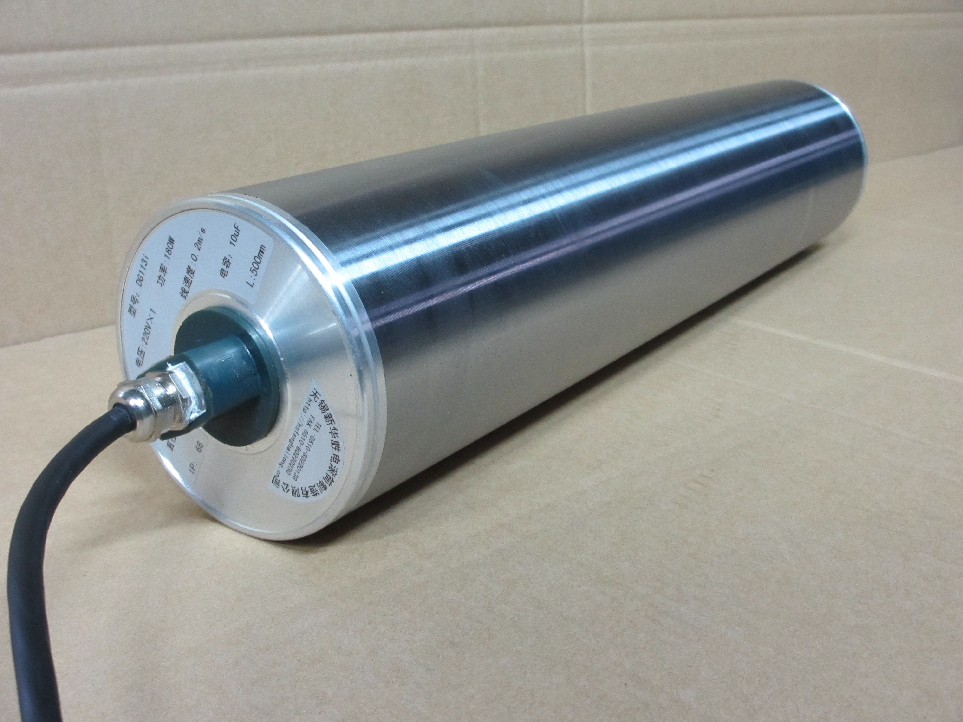 Powered Electric Conveyor Roller , Stainless Steel Conveyor Rollers For Assembly