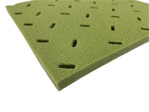 China 10mm 15mm 20mm 25mm Artificial Grass Shock Pads 30kgs 50kgs 70kgs Density Prefabricated ShockAbsorbing Layer factory