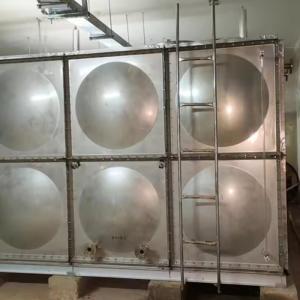 China Customized Big Size Stainless Steel 10000 Liter Water Tank Storage Sectional Water Tank factory