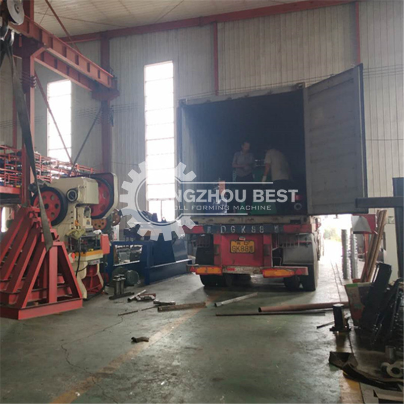 5kw Zinc Metal Glazed 0.25mm Tile Roll Forming Machine
