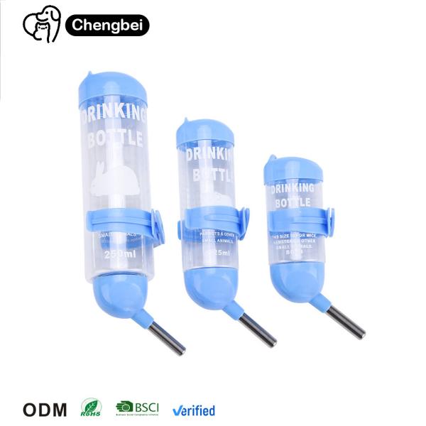 Plastic Water Bottle for Small Animals LCD Display 125ml like Hamsters and