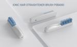 Rechargeable Batteries One Button Operated Ionic Hair Straightener Brush