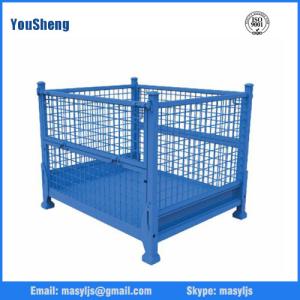 China Industrial foldable warehouse storage cage&amp;equipment storage cage&amp;warehouse storage cage factory