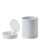 OEM Office Touch Garbage Can Waste Bin 3L Desktop Mini Stainless Steel
