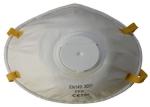 Single Use Anti Dust Mask Alumium Nose Bar With Round Valve EN149 Certified