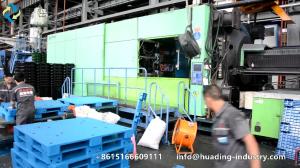 China Double faced HDPE heavy duty plastic pallet for warehouse factory