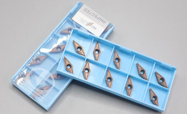 Carbide Turning Inserts Rhombic 35° Coating Lathe Carbide Inserts For Finishing