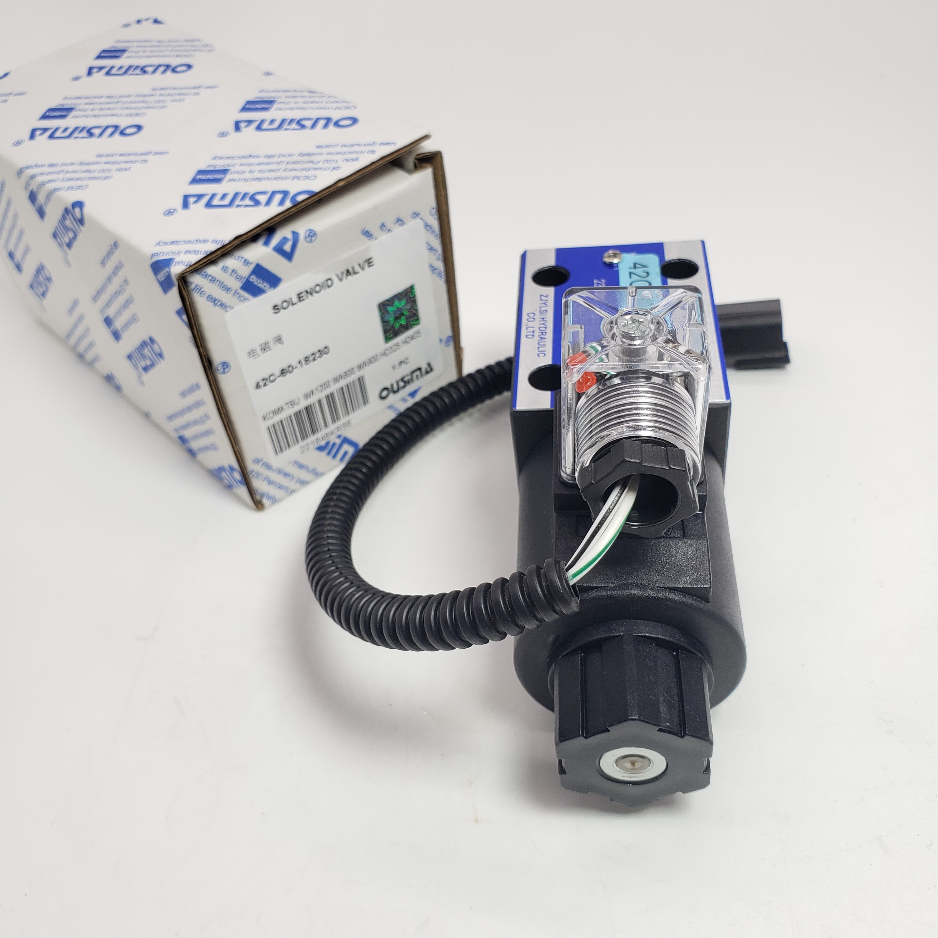 42C-60-18230 Solenoid Valve For KOMATSU HD325 HD405 WA1200 WA800