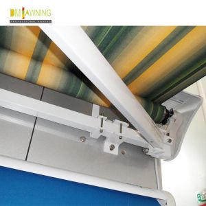 Aluminium Waterproof Retractable Awning Retractable Garden Canopy With Rain