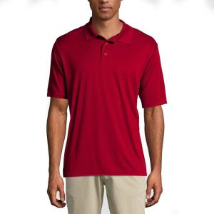 China Wholesale Lightweight Moisture Wicking 100% Polyester Golf Workout Polo T-shirts for Men factory