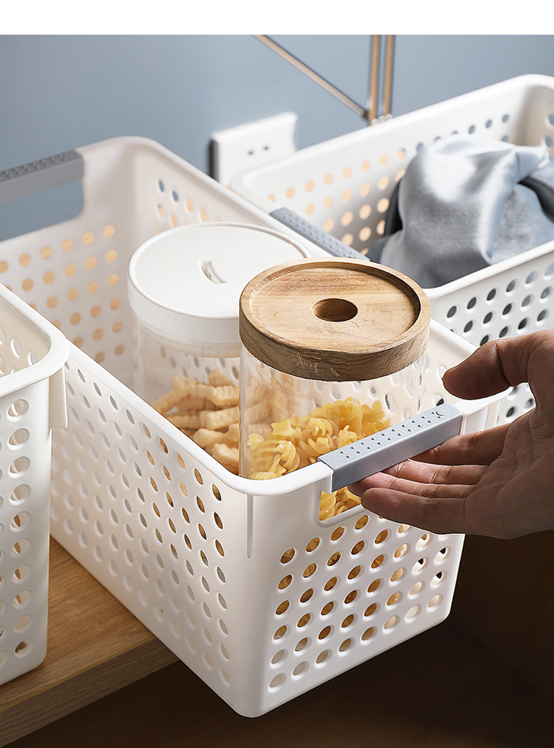Multifunction Sterilite Deep Ultra Basket 34*16.8 Mesh Plastic Storage Basket