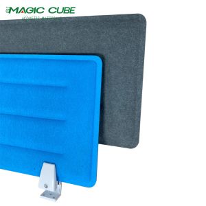 China Functional 3D Polyester Fiber Acoustic Panel Classroom PET Desk Divider factory