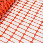 Heavy Duty HDPE Plastic Safety Fence Block Off Property Lines / Unfinished