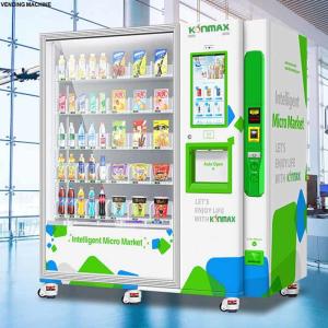 China Large Capacity Automatic Snack And Beverage Vending Machine 800w factory