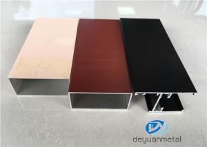 China Powder Coated Aluminium Extrusion Sections , Aluminum Window Extrusion Profiles factory