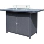 Outdoor Luxury Bar Set Furniture Aluminum Garden Furniture Dining Set with Fire