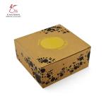 E flute Corrugated Packaging Box , Custom Printed Corrugated Boxes With Gold