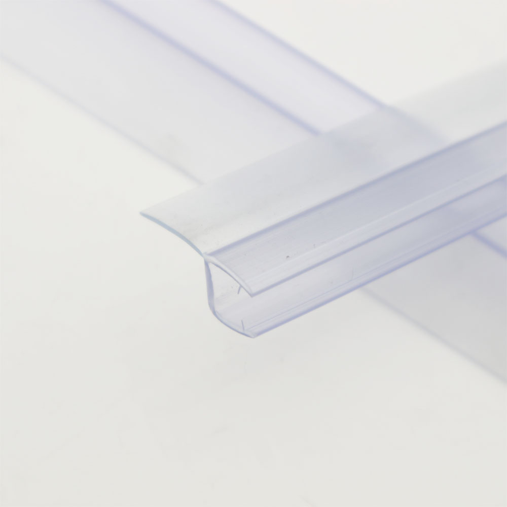 Long Lift Function PVC Plastic Shower Door Bottom Seal Strip for Modern Bathrooms