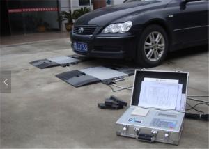 China Small Moveable Dynamic Axle Weighbridge , Vehicle Weighing Pads 10kg Division factory