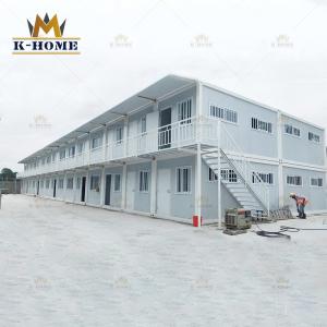 China 2 Story Flat Pack Temporary Portable Steel Structure Accommodation factory