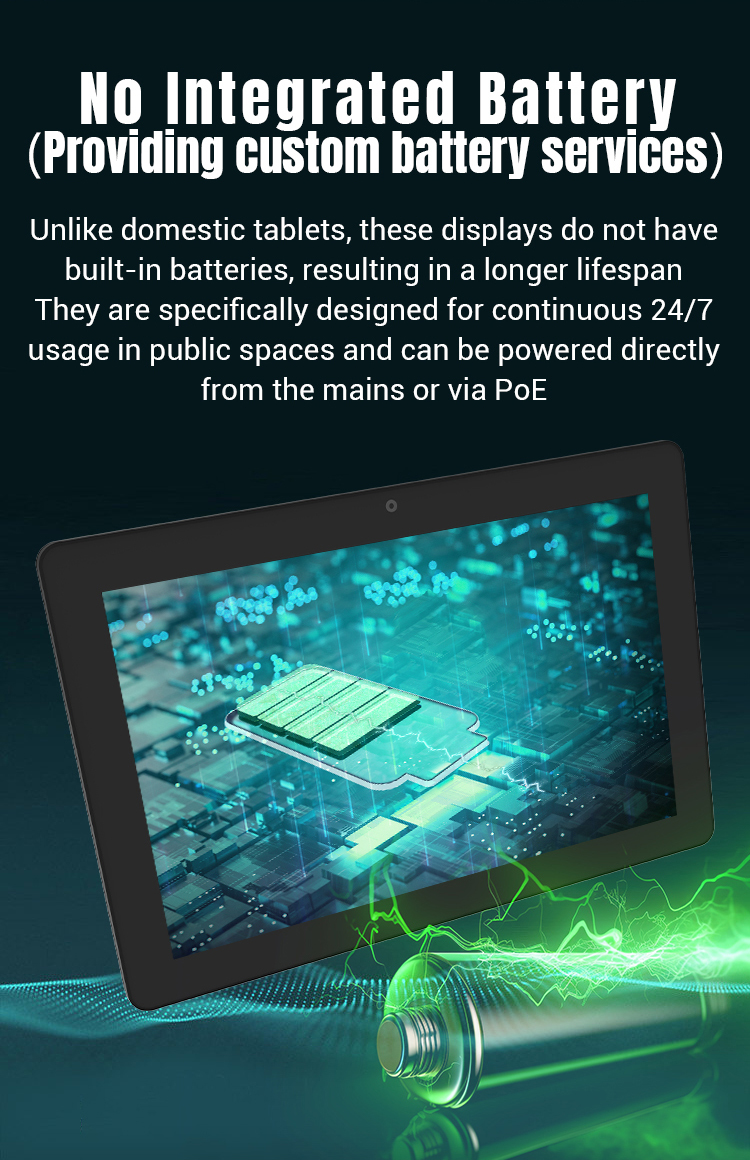 10.1 Inch Wall Mounted Tablet Digital Signage FCC, CE , ROHS , Quality under Guarantee More details Customizable