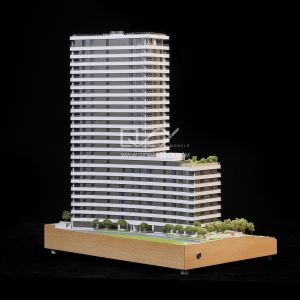 China BBC Televation Centre Model Miniature Acrylic Architecture Model 1/150 on sale