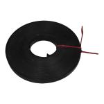 Polyester Coated SS 316 Stainless Steel Strapping Tape , Black Metal Banding